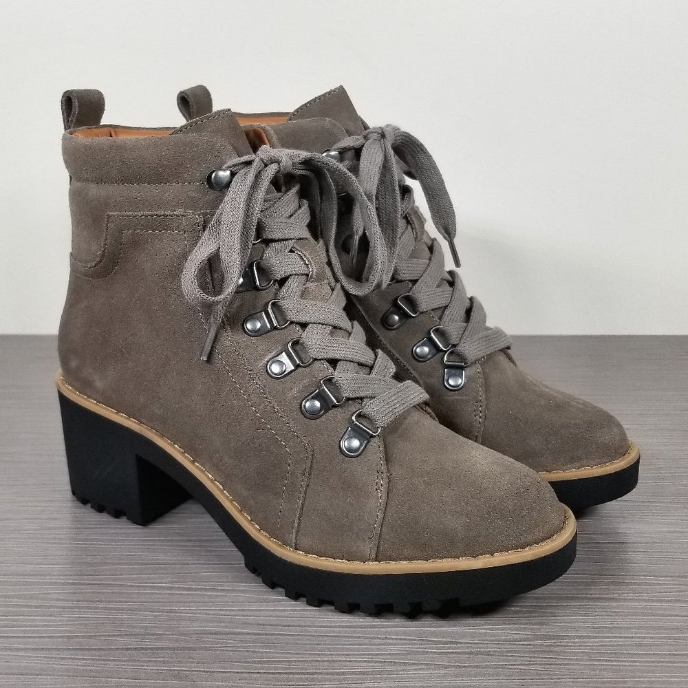 Caslon Jadey Water Resistant Bootie, Taupe Suede, Womens Various Sizes